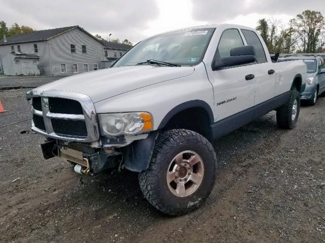 3D7KS28C75G811851 - 2005 DODGE RAM 2500 S Սպիտակ լուսանկար 2