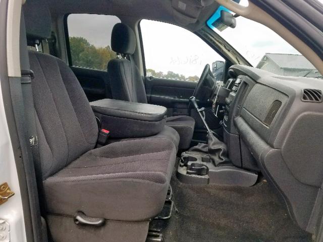 3D7KS28C75G811851 - 2005 DODGE RAM 2500 S Սպիտակ լուսանկար 5