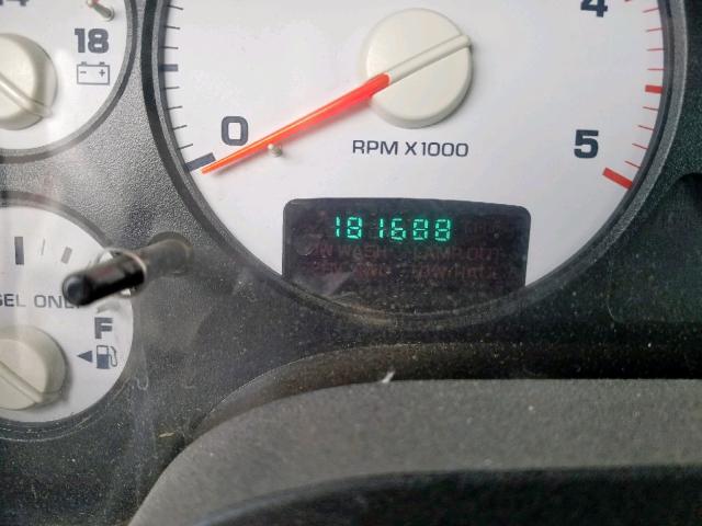 3D7KS28C75G811851 - 2005 DODGE RAM 2500 S Սպիտակ լուսանկար 8