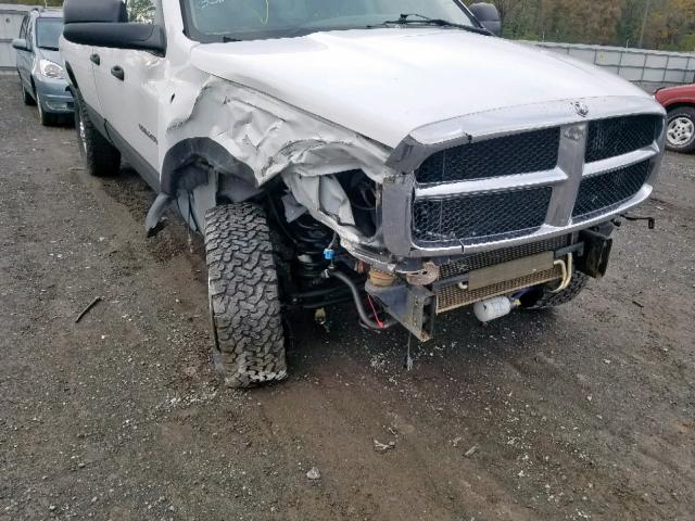3D7KS28C75G811851 - 2005 DODGE RAM 2500 S Սպիտակ լուսանկար 9