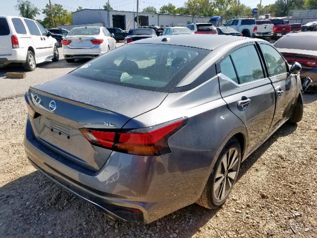 1N4BL4EV8KC259581 - 2019 NISSAN ALTIMA SL GRAY photo 4