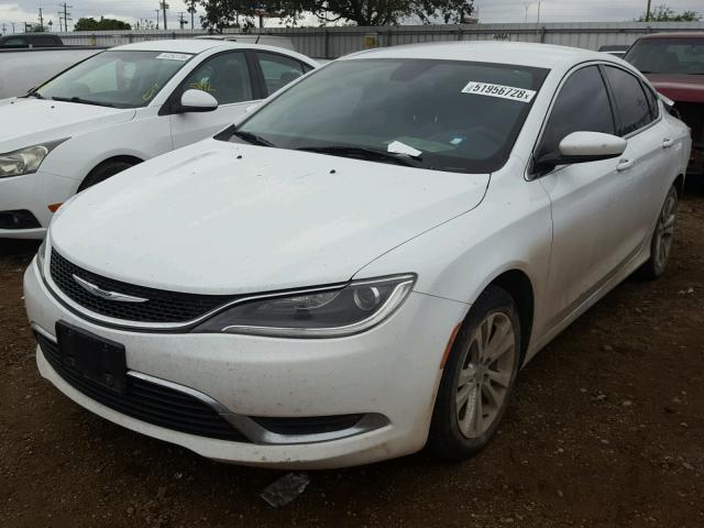 1C3CCCAB9FN639970 - 2015 CHRYSLER 200 LIMITE WHITE photo 2