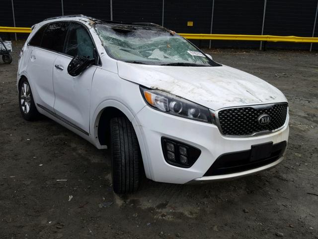 5XYPK4A51GG075451 - 2016 KIA SORENTO SX WHITE photo 1