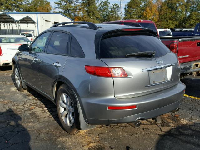 JNRAS08U84X111009 - 2004 INFINITI FX35 GRAY photo 3