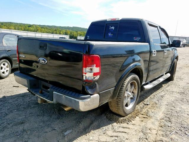 1FTPW12514KC52846 - 2004 FORD F150 SUPER BLACK photo 4