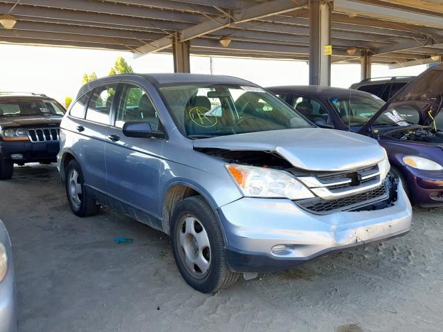 5J6RE4H30AL087410 - 2010 HONDA CR-V LX BLUE photo 1