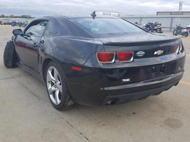 2G1FA1E30D9131787 - 2013 CHEVROLET CAMARO LS BLACK photo 3