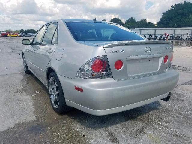 JTHBD192120041651 - 2002 LEXUS IS 300 SILVER photo 3