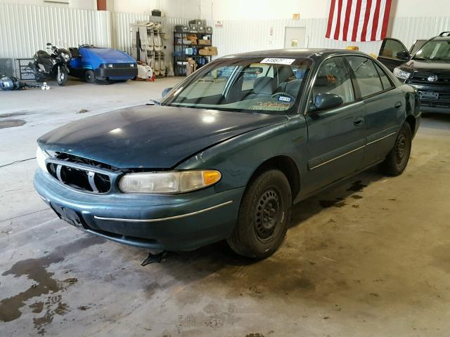 2G4WS52J311302357 - 2001 BUICK CENTURY CU GREEN photo 2