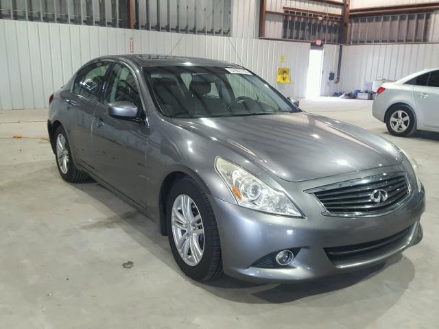 JN1CV6AP8AM406649 - 2010 INFINITI G37 BASE GRAY photo 1