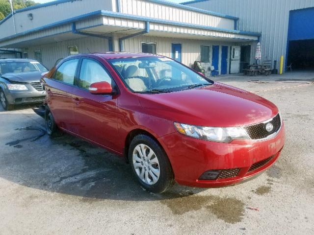 KNAFU4A25A5145042 - 2010 KIA FORTE EX RED photo 1