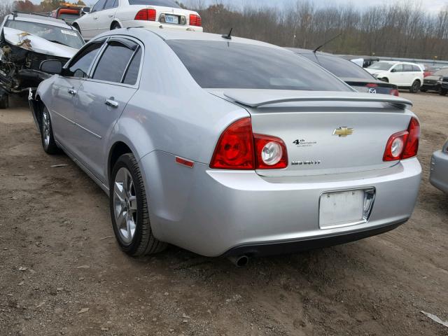 1G1ZC5EB3AF148320 - 2010 CHEVROLET MALIBU 1LT SILVER photo 3