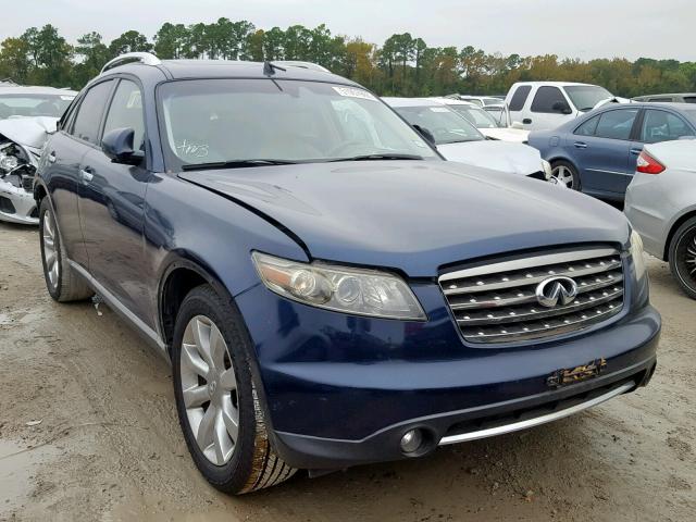 JNRAS08U86X105181 - 2006 INFINITI FX35 BLUE photo 1