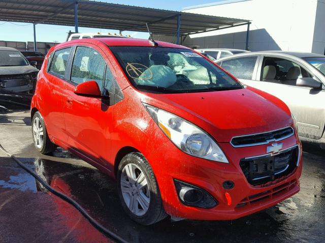 KL8CD6S94EC486052 - 2014 CHEVROLET SPARK 1LT RED photo 1