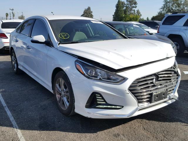 5NPE34AF0JH656159 - 2018 HYUNDAI SONATA SPO WHITE photo 1