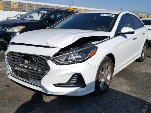 5NPE34AF0JH656159 - 2018 HYUNDAI SONATA SPO WHITE photo 2