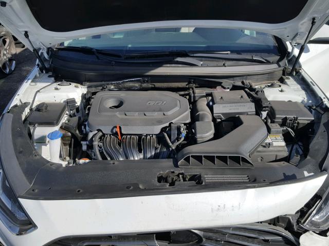 5NPE34AF0JH656159 - 2018 HYUNDAI SONATA SPO WHITE photo 7