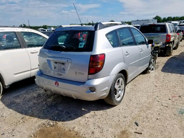 5Y2SL658X7Z442517 - 2007 PONTIAC VIBE SILVER photo 4