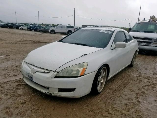 1HGCM72623A036428 - 2003 HONDA ACCORD EX WHITE photo 2