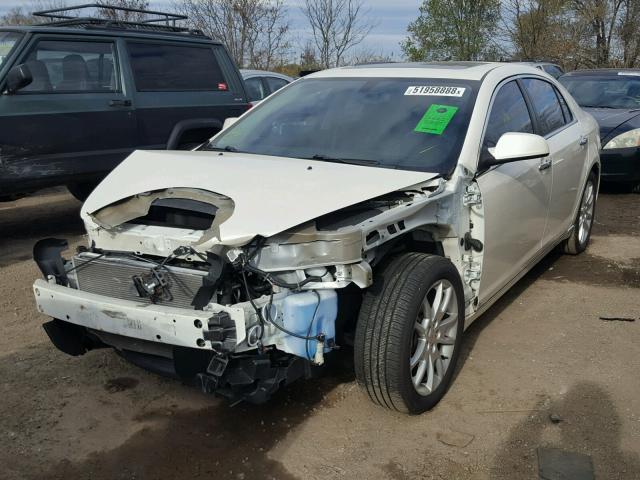 1G1ZE5E79AF101041 - 2010 CHEVROLET MALIBU LTZ თეთრი ფოტო 2