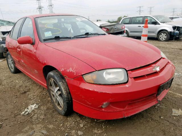 1G1JH52F137218061 - 2003 CHEVROLET CAVALIER L RED photo 1