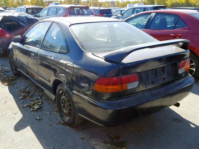 1HGEJ6220VL115919 - 1997 HONDA CIVIC DX BLACK photo 3