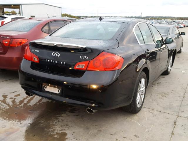 JN1CV6AR2DM357440 - 2013 INFINITI G37 BLACK photo 4