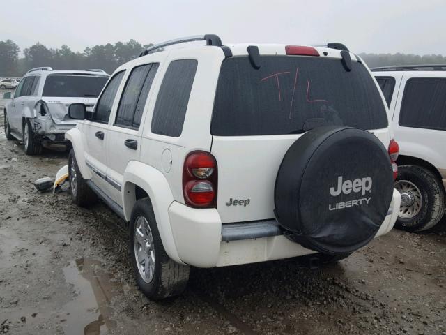 1J4GK58K06W114821 - 2006 JEEP LIBERTY LI WHITE photo 3