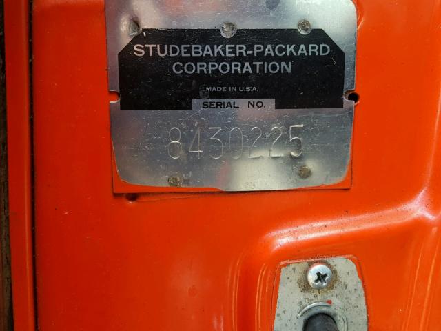 8430225 - 1956 STUDEBAKER HAWK ORANGE photo 10