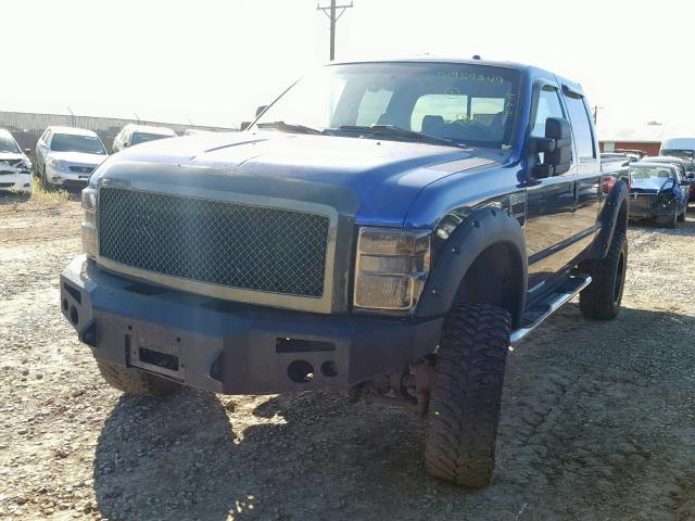 1FTWW31R18EA92404 - 2008 FORD F350 SRW S TWO TONE photo 2