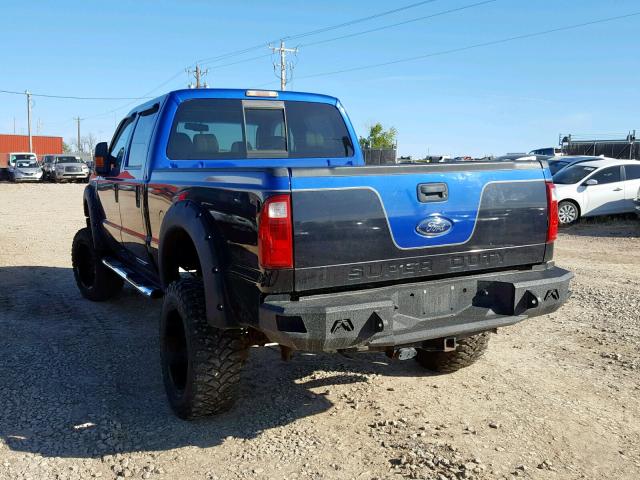 1FTWW31R18EA92404 - 2008 FORD F350 SRW S TWO TONE photo 3