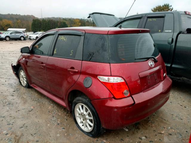 JTKKT624960151780 - 2006 TOYOTA SCION XA RED photo 3