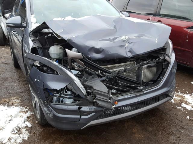 KM8J33A22GU096094 - 2016 HYUNDAI TUCSON LIM GRAY photo 9