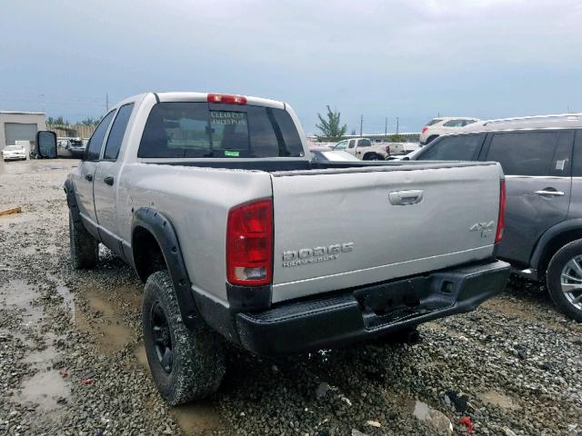 1D7KU28653J565687 - 2003 DODGE RAM 2500 S Մոխրագույն լուսանկար 3