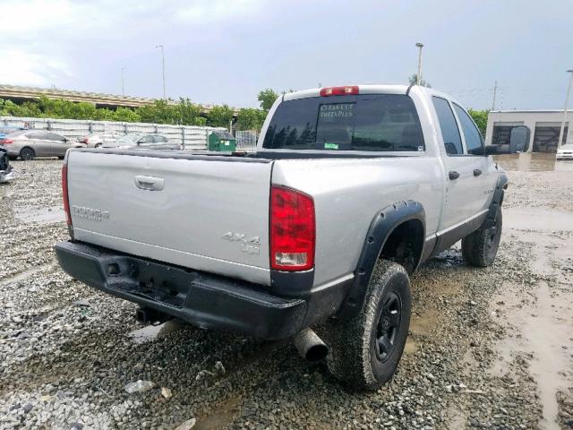 1D7KU28653J565687 - 2003 DODGE RAM 2500 S GRAY photo 4