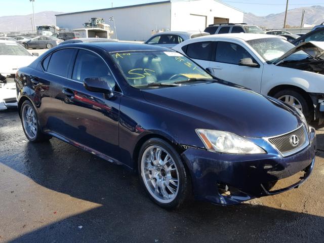 JTHBK262X62007962 - 2006 LEXUS IS250 BLUE photo 1