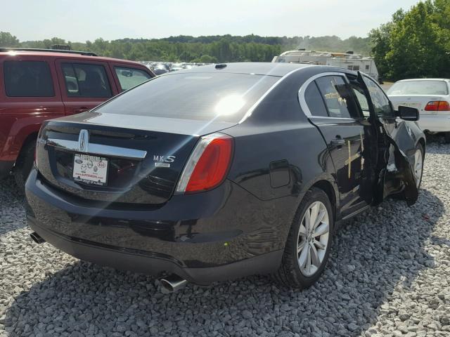 1LNHM94R89G605405 - 2009 LINCOLN MKS BLACK photo 4