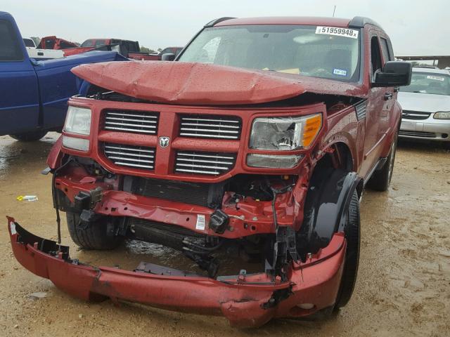 1D4PT4GK2BW528517 - 2011 DODGE NITRO HEAT RED photo 2