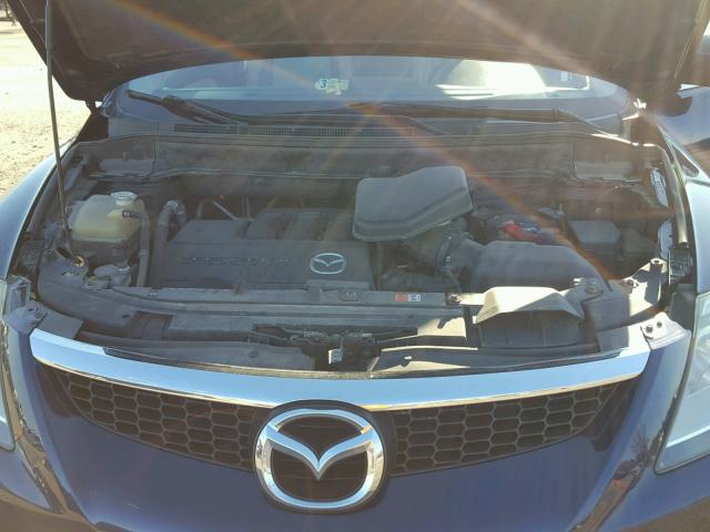 JM3TB38Y470109680 - 2007 MAZDA CX-9 BLUE photo 7