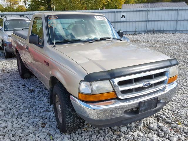 1FTYR10C3YPA49639 - 2000 FORD RANGER TAN photo 1