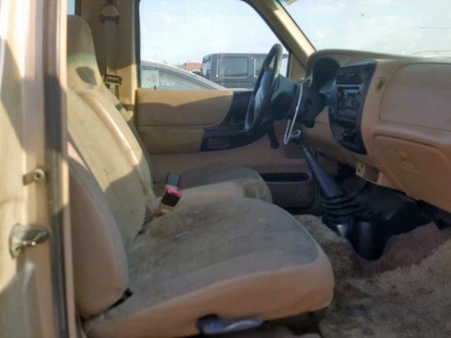 1FTYR10C3YPA49639 - 2000 FORD RANGER TAN photo 5