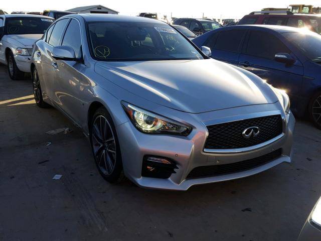 JN1BV7AP4FM352422 - 2015 INFINITI Q50 BASE SILVER photo 1