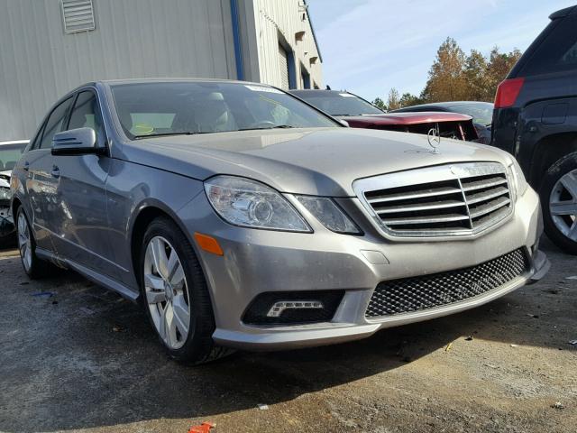 WDDHF2EB4BA440345 - 2011 MERCEDES-BENZ E 350 BLUE GRAY photo 1