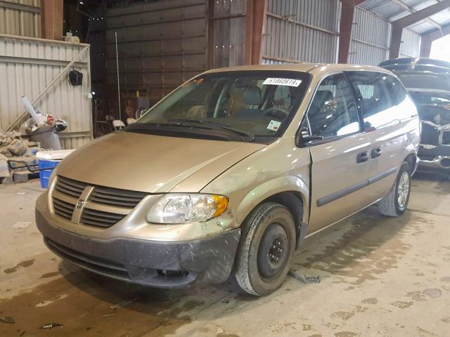 1D4GP25B86B536985 - 2006 DODGE CARAVAN SE GOLD photo 2