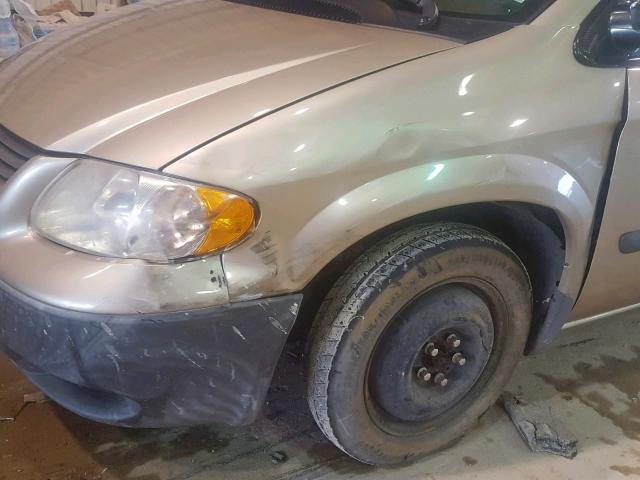 1D4GP25B86B536985 - 2006 DODGE CARAVAN SE GOLD photo 9