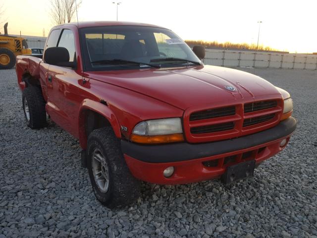 1B7GG22Y0WS732103 - 1998 DODGE DAKOTA RED photo 1