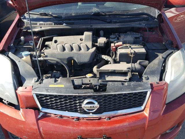 3N1AB6AP9AL715914 - 2010 NISSAN SENTRA 2.0 BURGUNDY photo 7