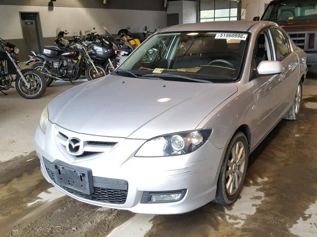 JM1BK124971732835 - 2007 MAZDA 3 S SILVER photo 2