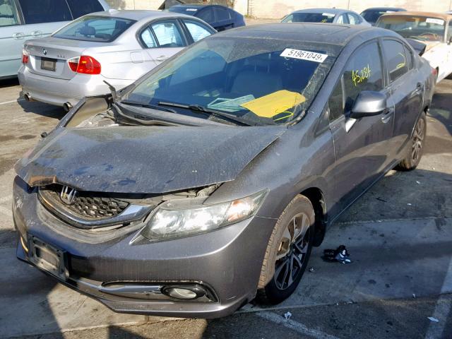 19XFB2F95DE253723 - 2013 HONDA CIVIC EXL 灰色 照片 2