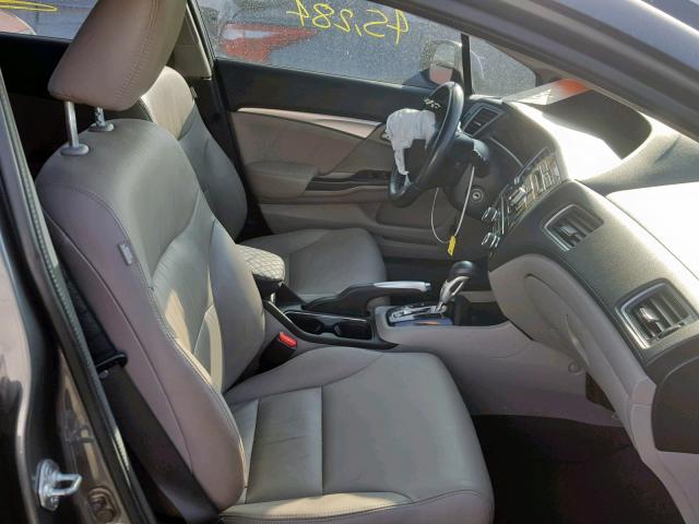 19XFB2F95DE253723 - 2013 HONDA CIVIC EXL 灰色 照片 5